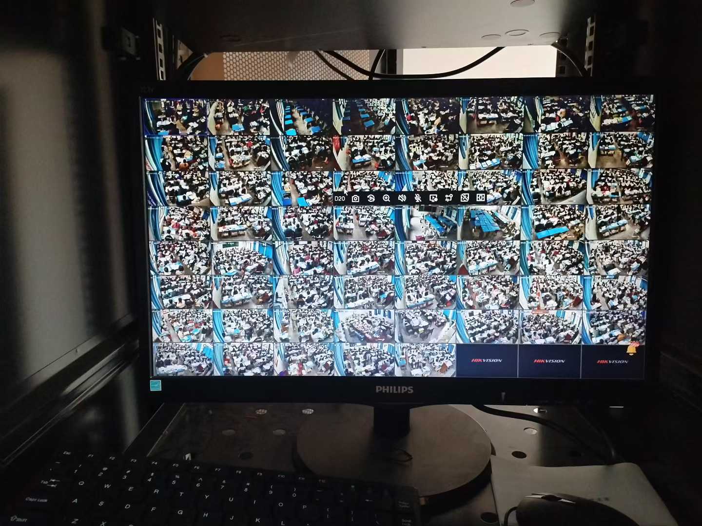 重庆某学校教室高清监控升级