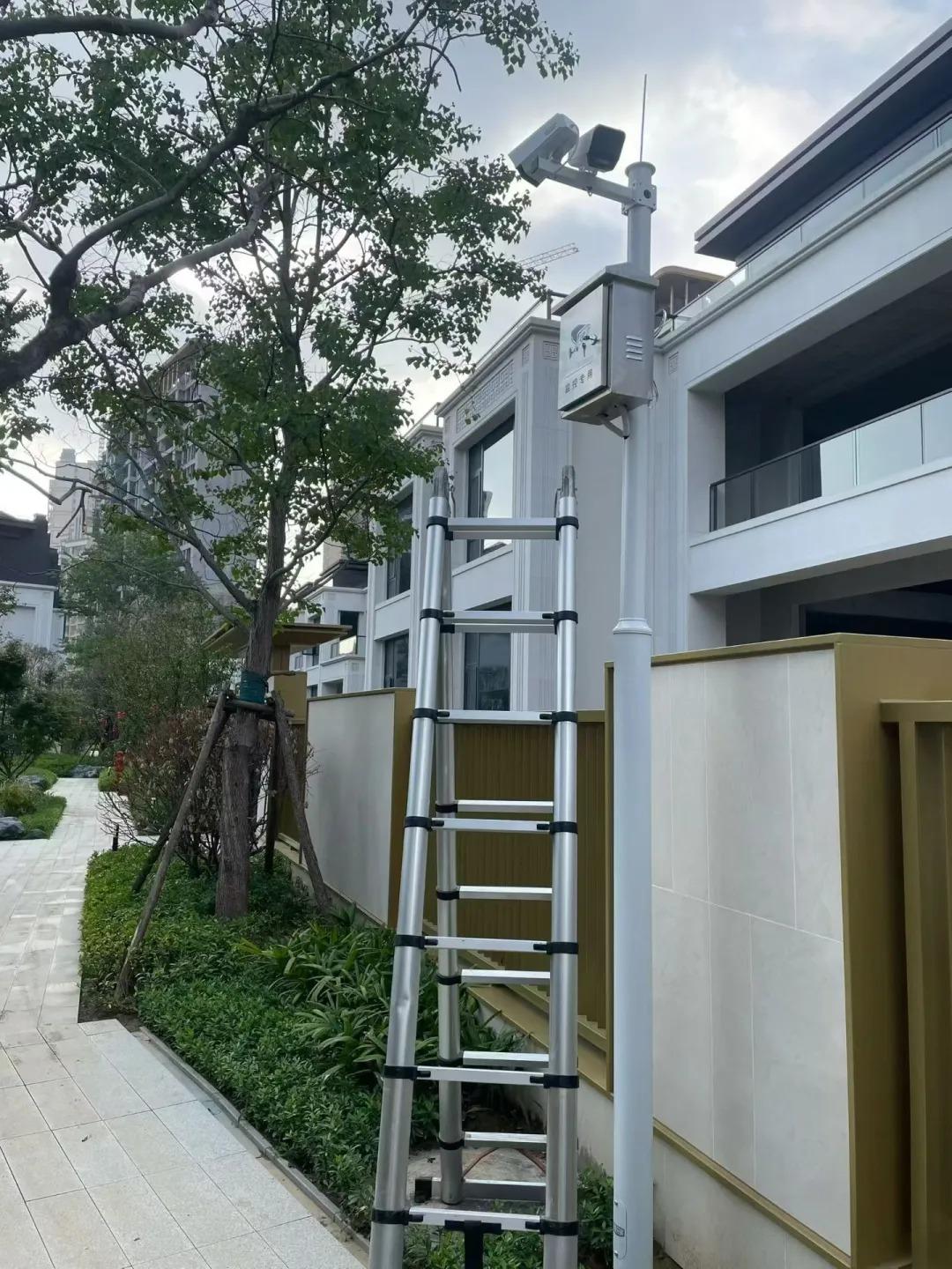 重庆某小区海康威视监控摄像头安装案例