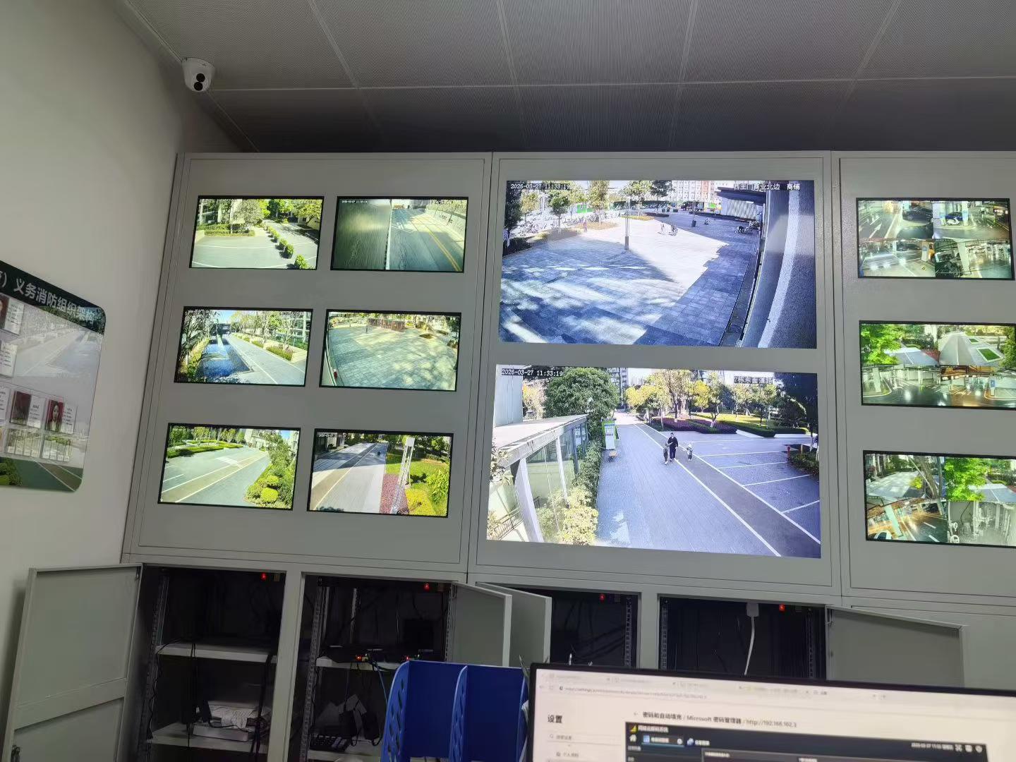 重庆大渡口某小区监控摄像头安装案例